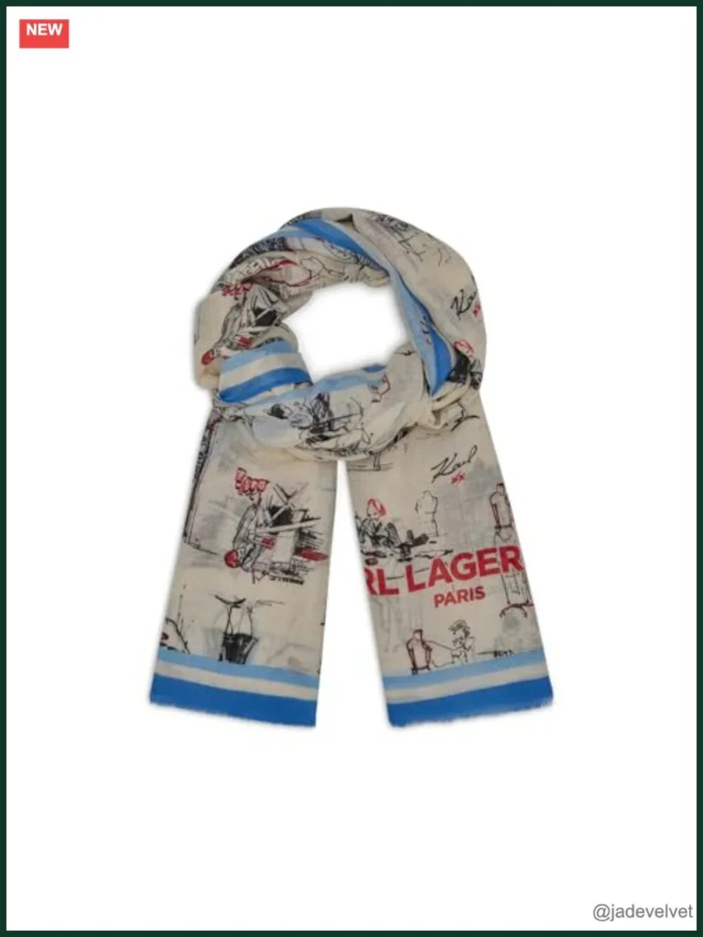 Lightweight Oversized Scarf with Eyelash Fringe